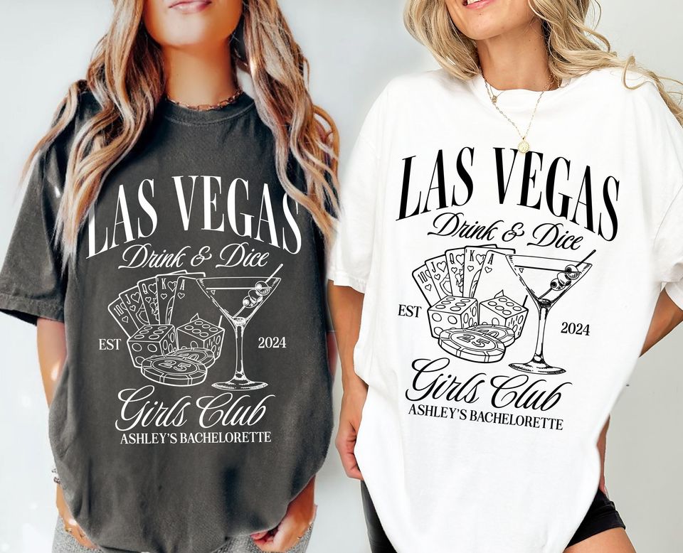 Vegas Bachelorette Shirts, Las Vegas Girls Club T-shirt, Las Vegas Bachelorette Shirt