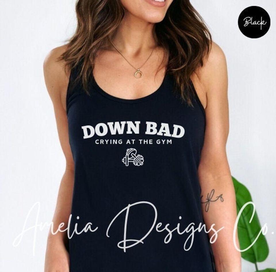 taylor version Tortured Poets Tank Top | Down Bad Crying