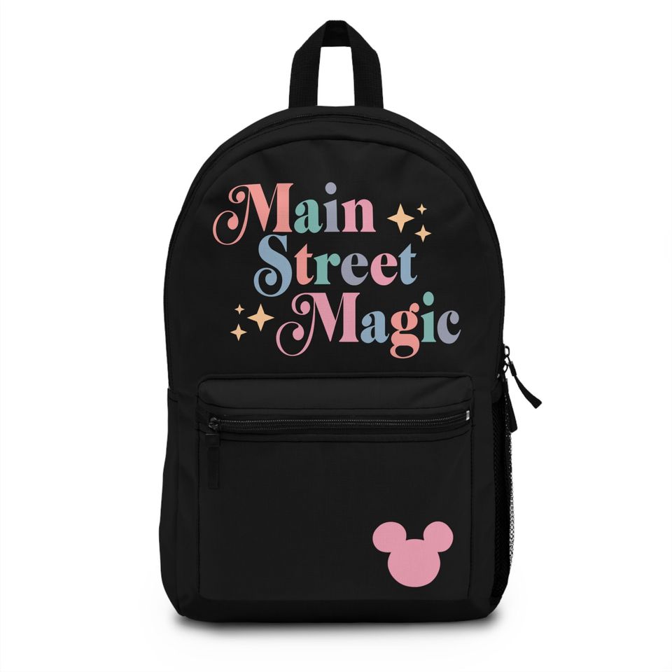 Disney Backpack Disney School Bag Mickey Mouse Bag Disney Park Bag Disney Vacation Bag