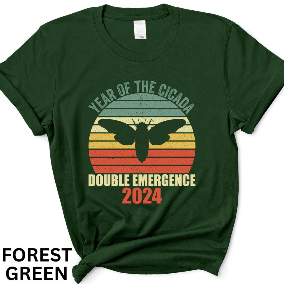 Cicada Shirt 2024 Year Of The Cicada Double Emergence T Shirt Goblincore Insect Shirt Cicadas Comeback Shirt
