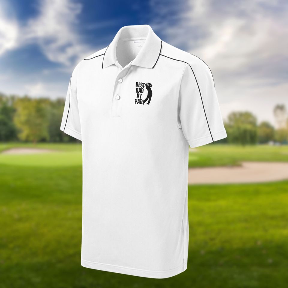 Custom Monogrammed Golf Polo, Great Gift for Dad, Father, Golf Gift for Men, Golf Shirt