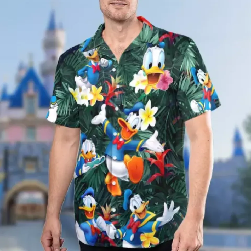 Funny Duck Hawaiian Shirt, Vacation Holiday Tropical Summer Trip Shirt