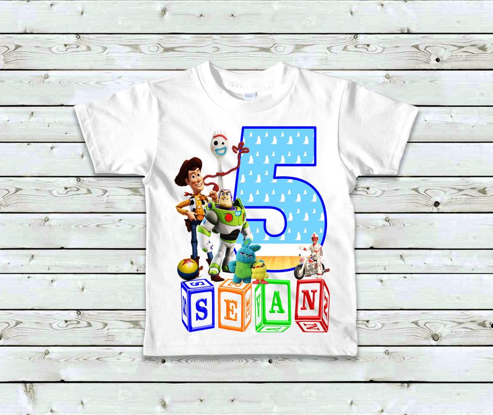 Toy Story Birthday Shirt - Toy Story Shirt for boys and girls