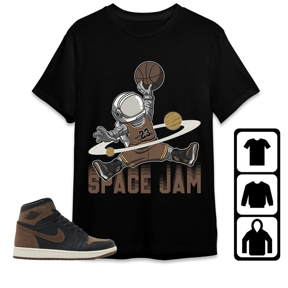 Jordan 1 Palomino Unisex T-Shirt, Tee, Sweatshirt, Hoodie, Space Jam Sneaker, Shirt To Match Sneaker