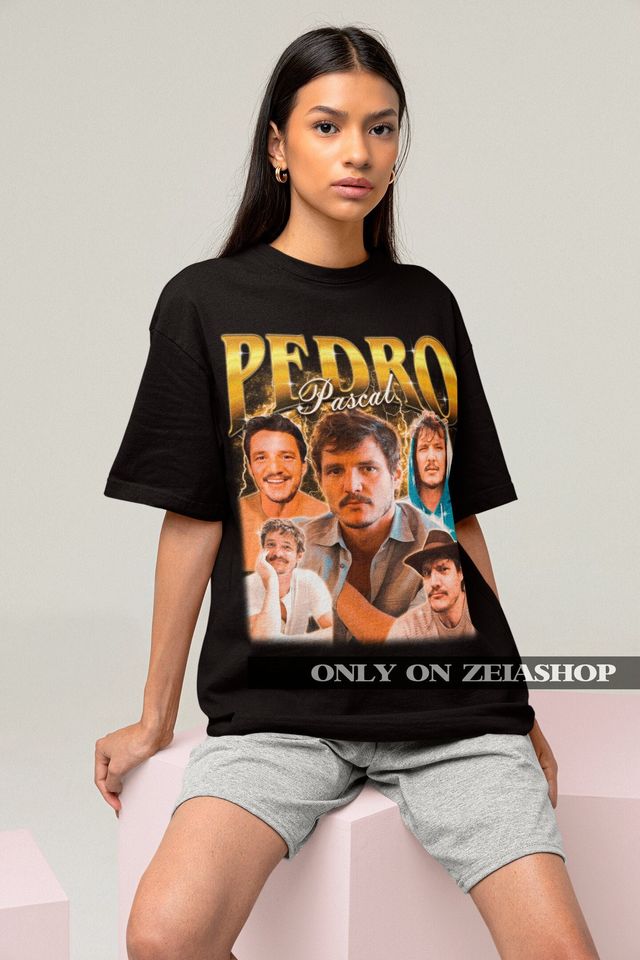 Pedro Pascal Retro Bootleg Shirt - Pedro Pascal 90s T-shirt - Javier Pea - Pedro Pascal Fan Gift - Pedro Pascal Tribute Actor