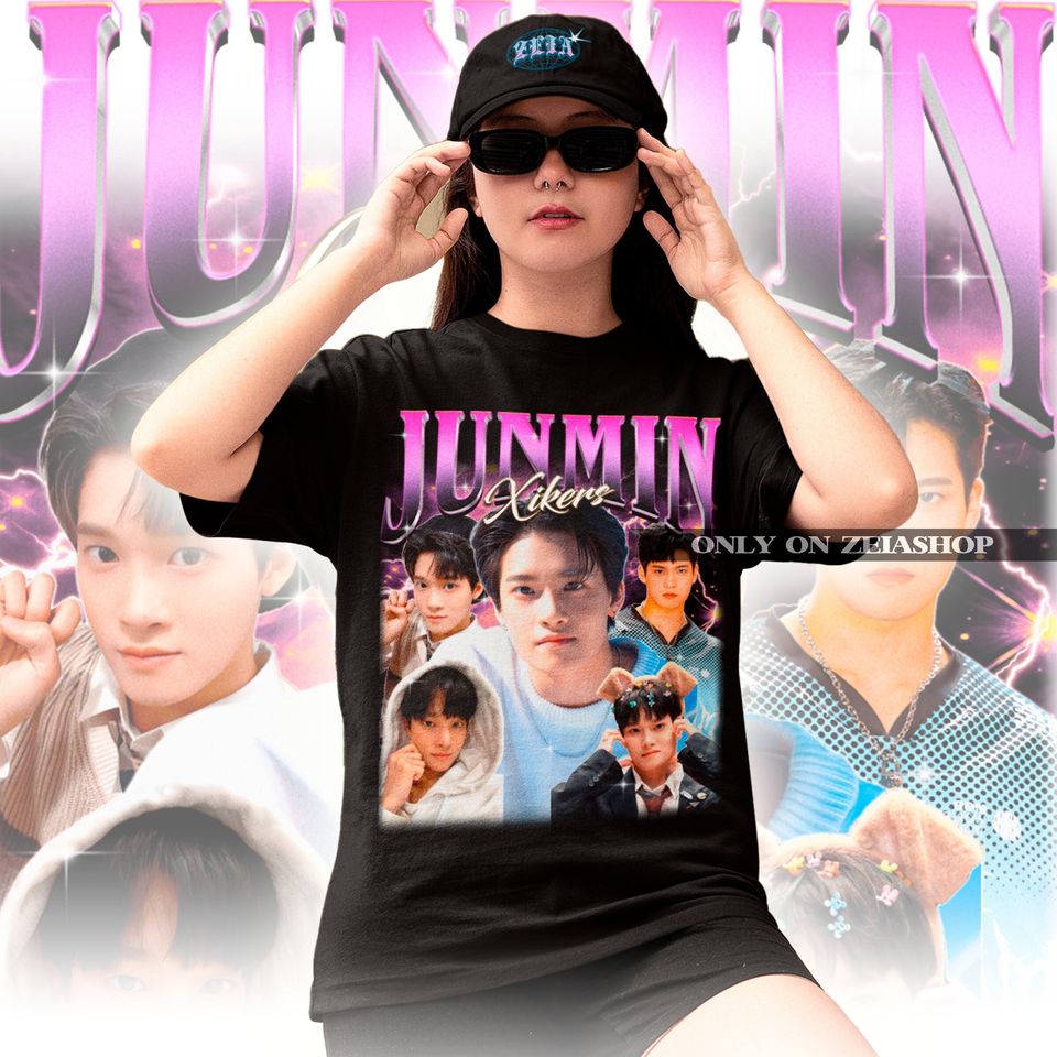 Xikers Junmin Kpop Shirt - Trendy Unisex Tee - Kpop Merch - Xikers Hoodie & Sweatshirts - Unique Kpop Bootleg Apparel - Xikers Retro Tee