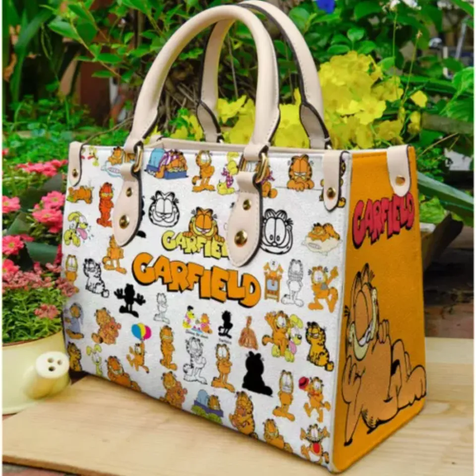 Garfield Leather Hand Bag, Women Leather