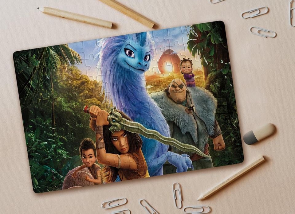 Disney Raya and the Last Dragon, Sisu, little Noi Jigsaw Puzzle