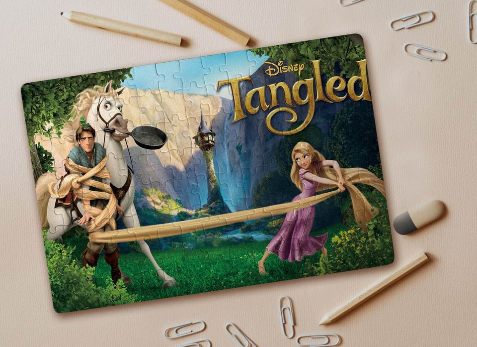 Disney Tangled, Rapunzel, Princess, Adventure Jigsaw Puzzle