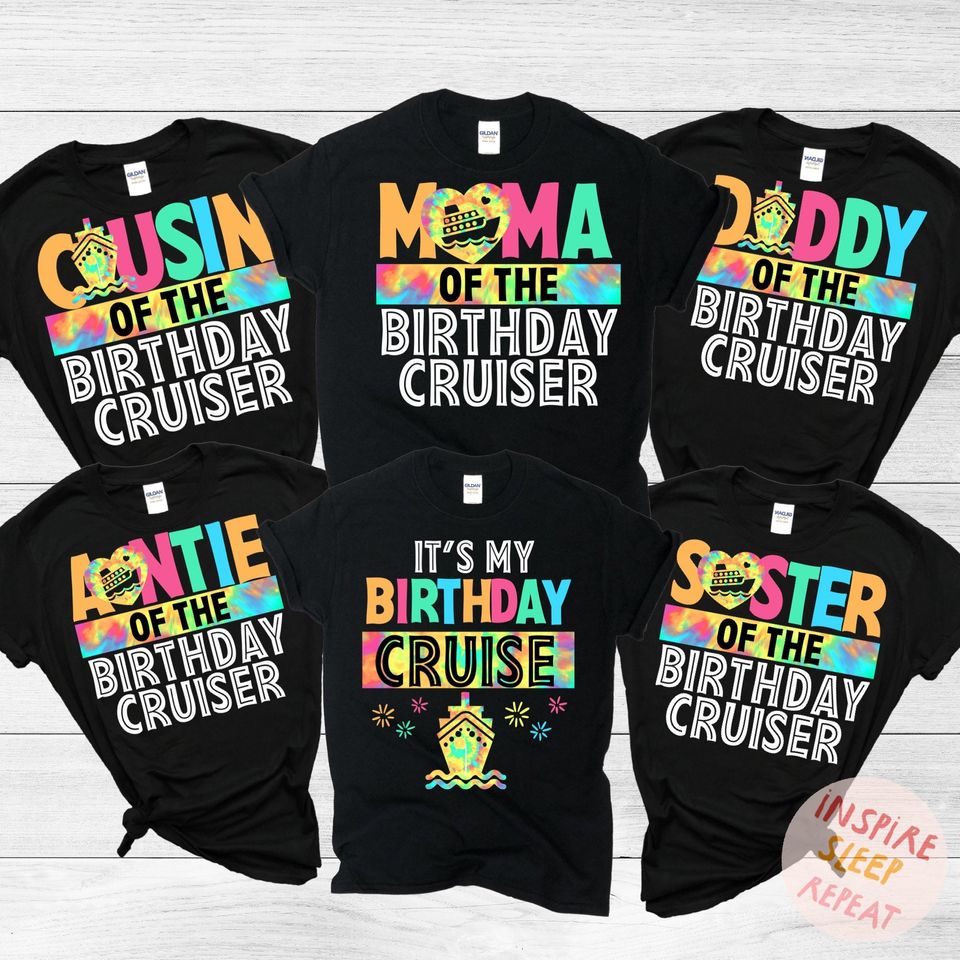Birthday Cruise Crew Shirt, Matching Birthday Cruise Shirt, Custom Birthday Cruise Squad