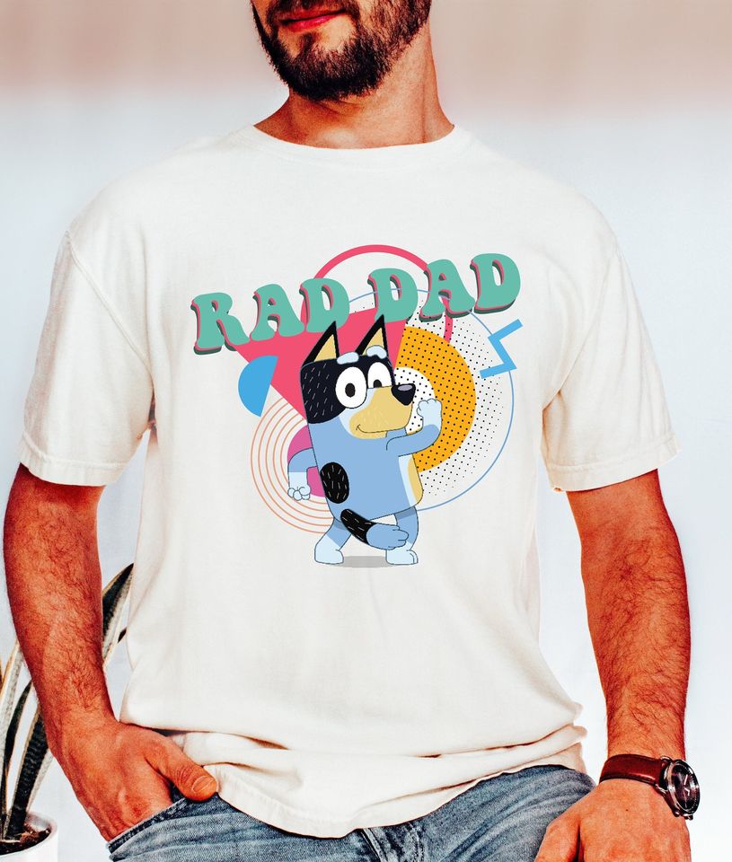 Funny BlueyDad Dad Shirt, Blue Dog Fathers Day Gift