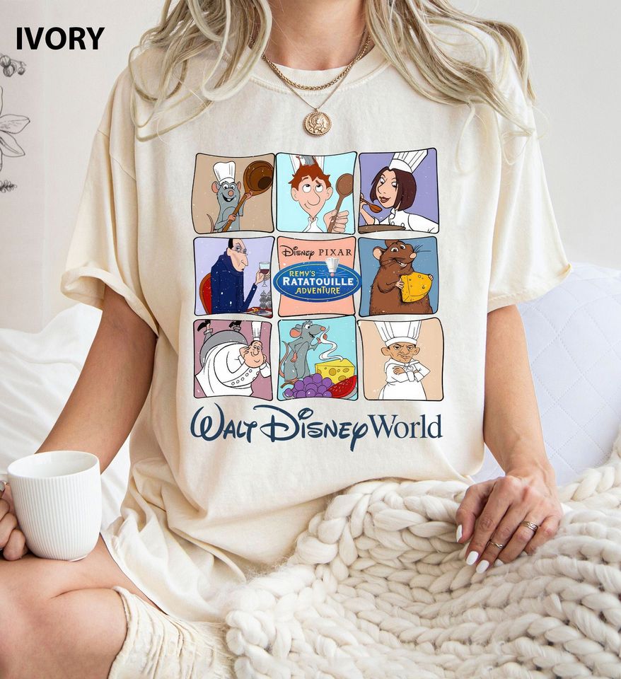 The Snack Tour Vintage T-shirt, Disney Ratatouille Anyone Can