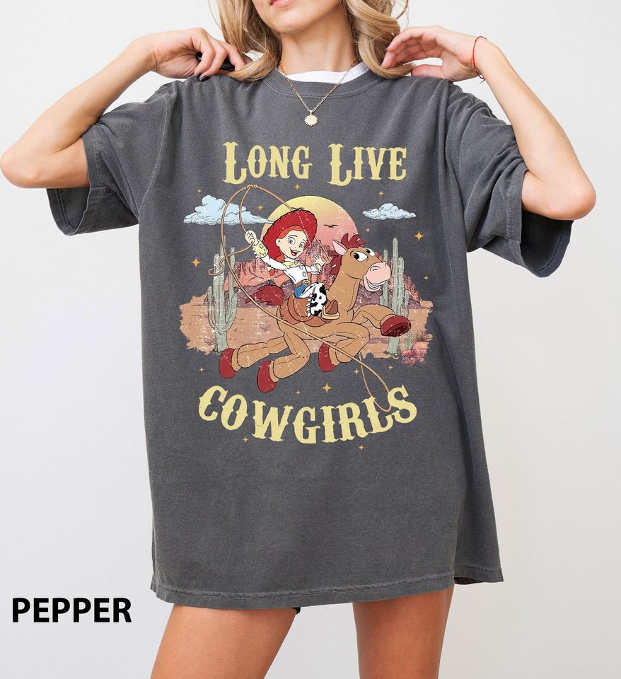 Disney Toy Story Long live Cowgirls Shirt, Cute Jessie and Bullseye shirt