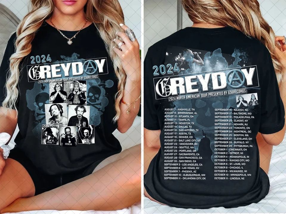 SUICIDEBOYS - Grey Day 2024 Tour Shirt, Suicideboys Band Fan T Shirt
