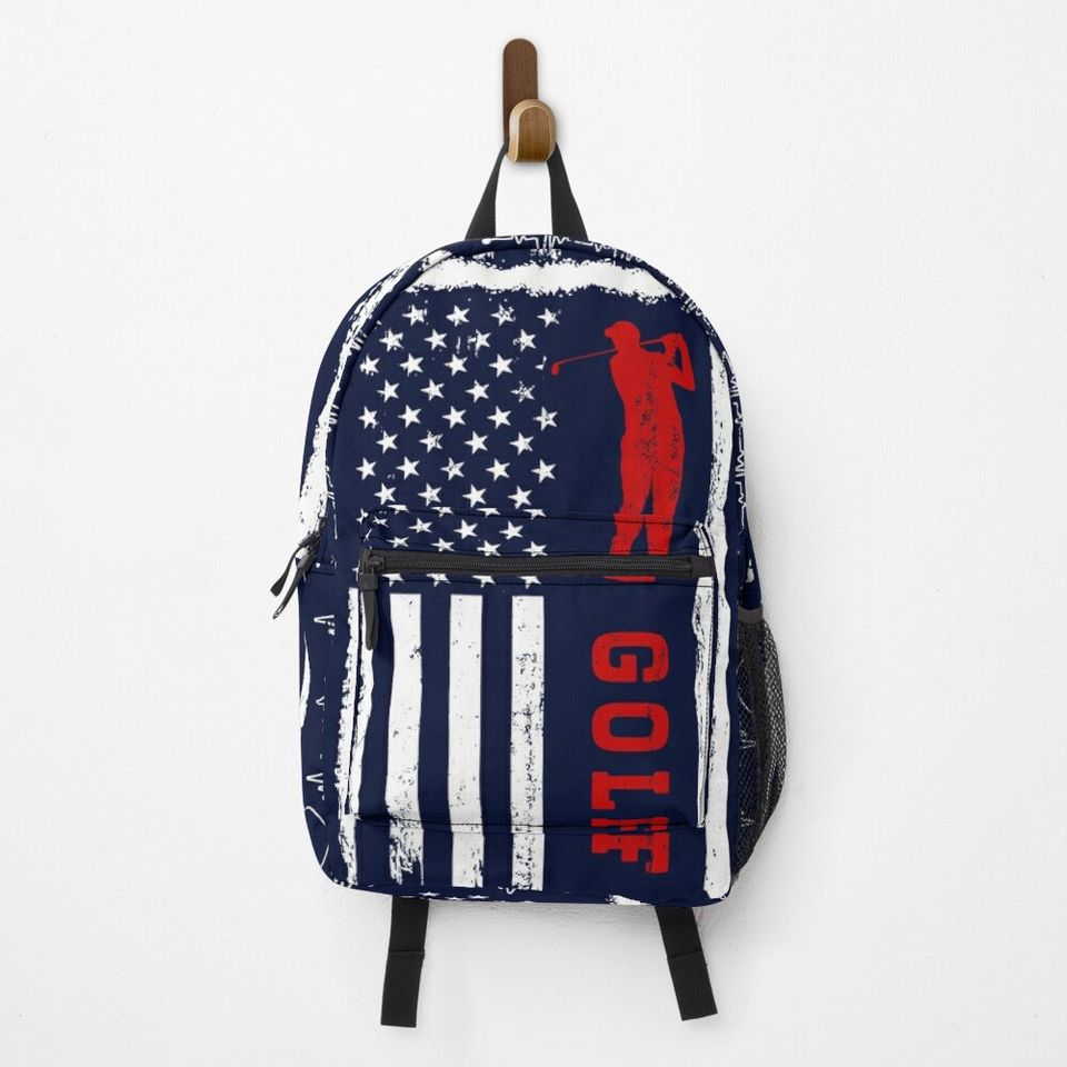Golf USA Flag Backpack