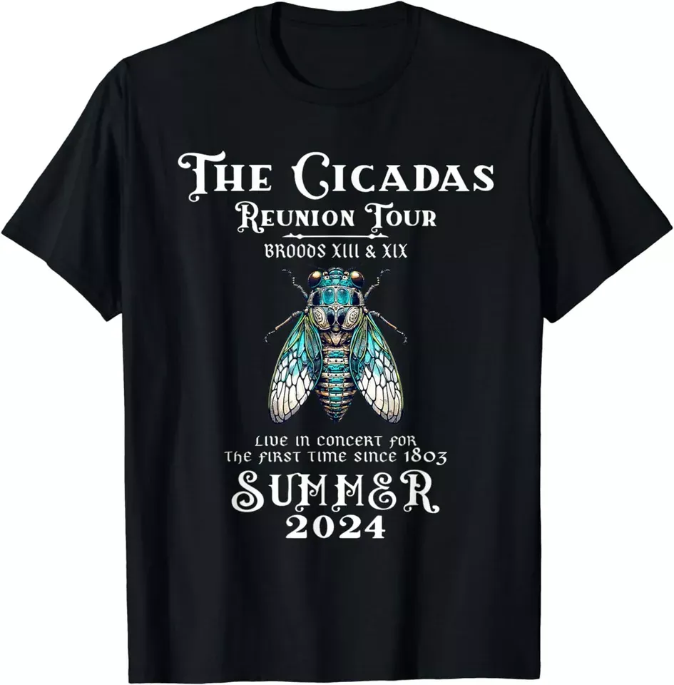 The Cicada Reunion U.S Tour Cicada Concert Fest Lover Men's casual T-Shirt