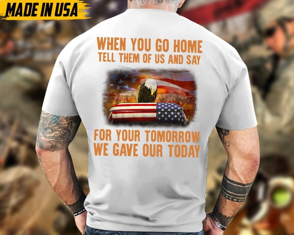 Military Veteran T-Shirt Patriotic Fathers Day Gift Memorial Day T Shirt