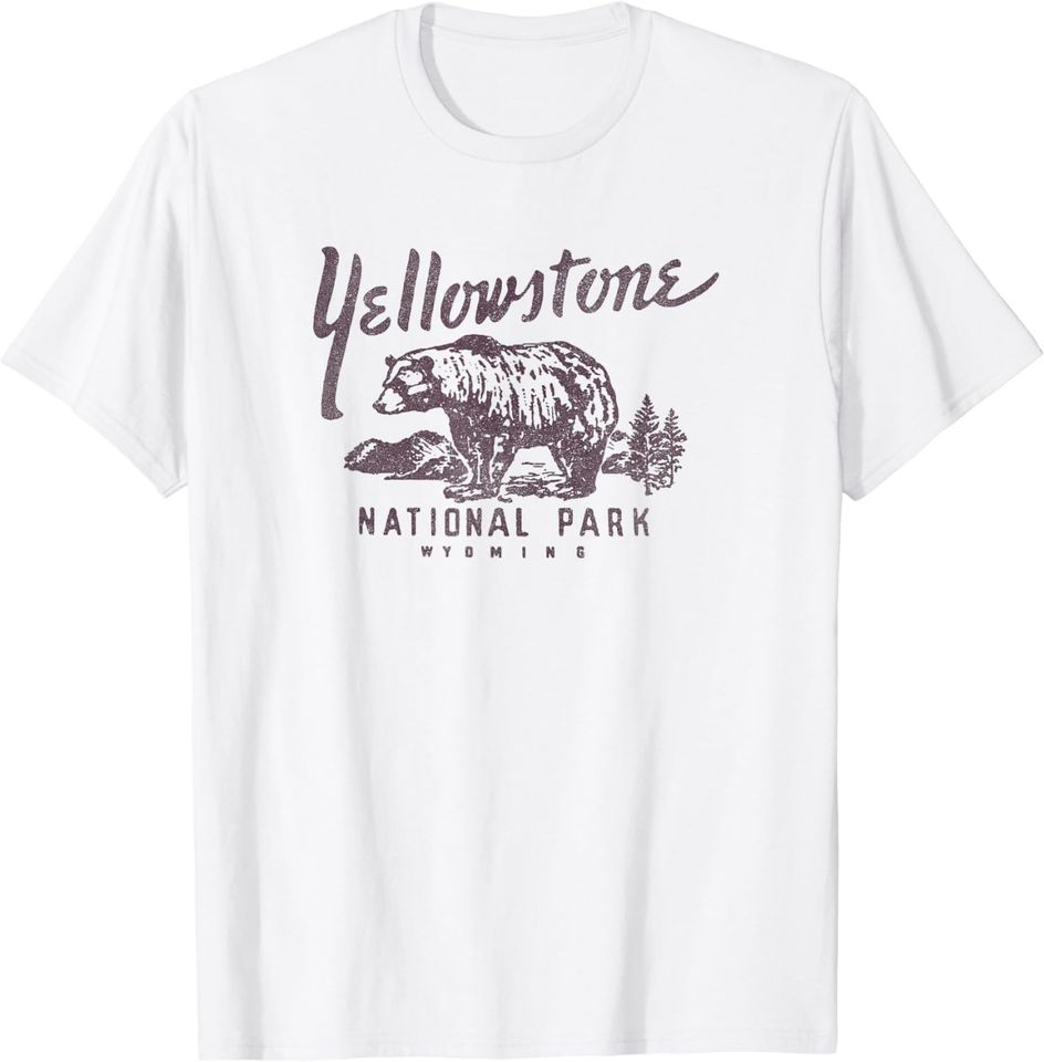 YStone National Park Bear Graphic T-Shirt