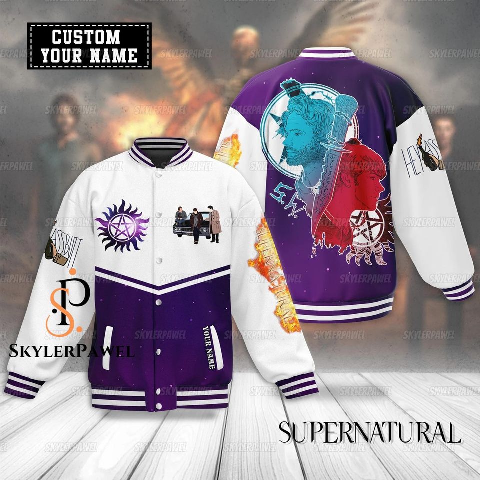 Supernatural Baseball Jacket, Supernatural Jacket, Winchesters Baseball Jacket