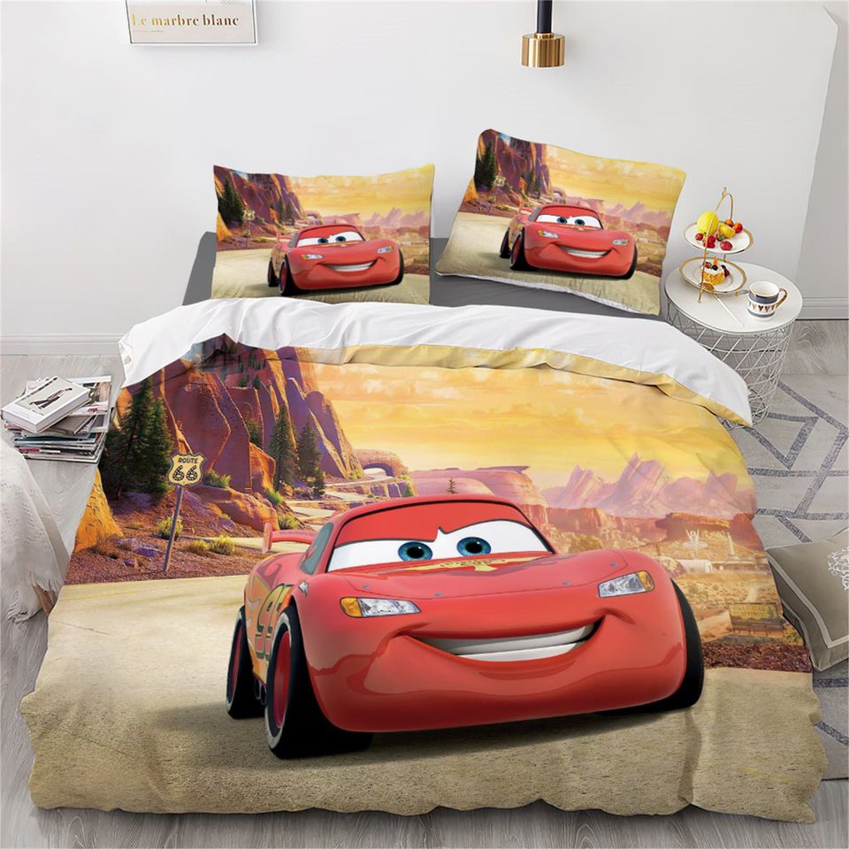 Disney CARS Three Piece Bedding Set, Bedding Set Gift