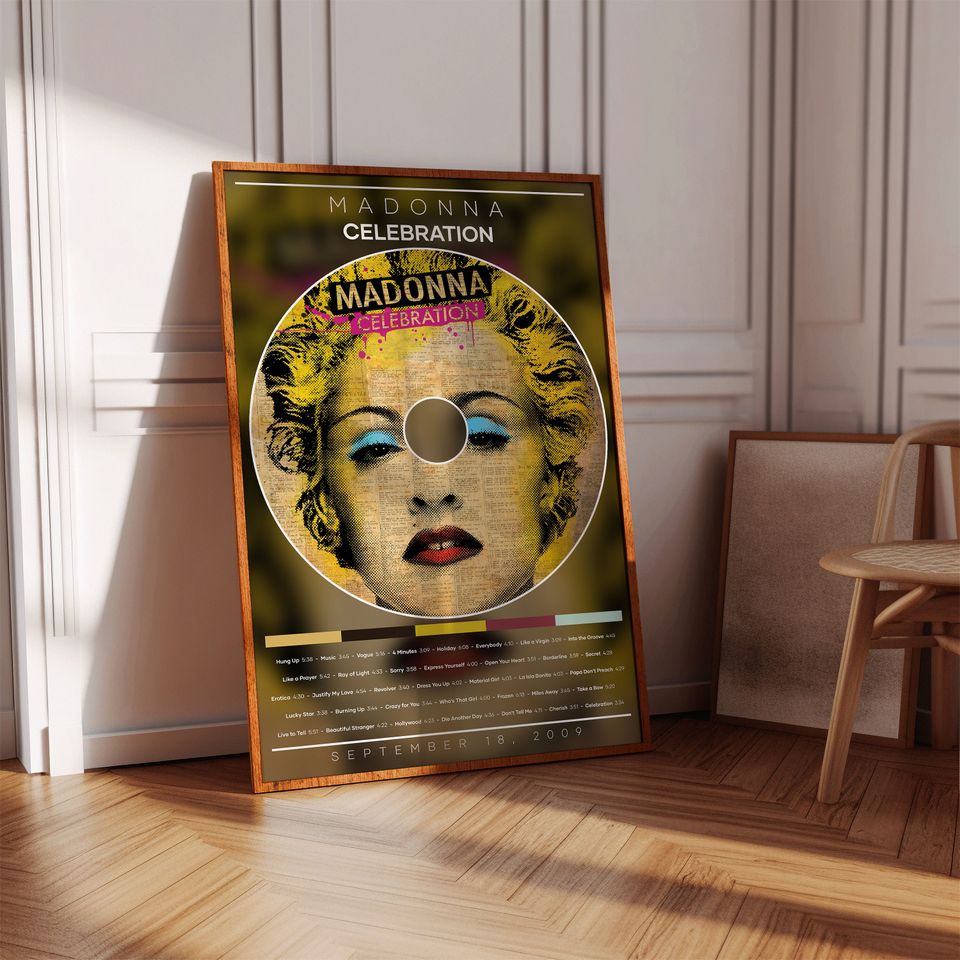 Madonna Poster | Celebration Poster | Album Poster Print