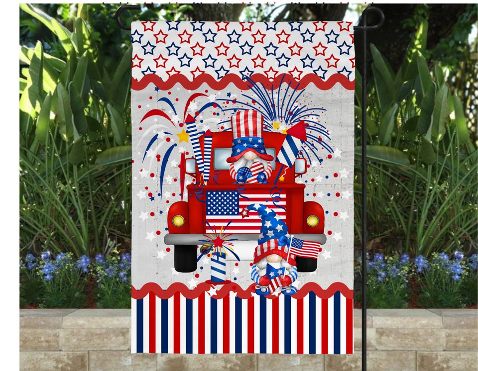 4th of July Independence Day Garden Flag