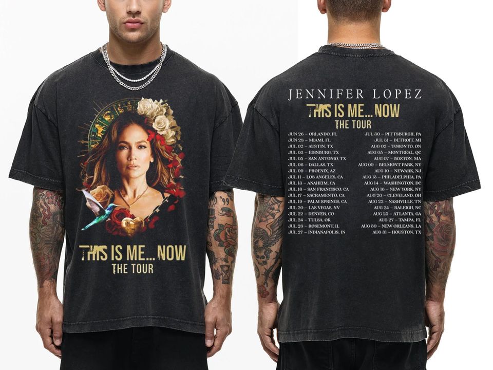 Jennifer Lopez - 2024 This Is Me Now Tour Shirt, Jennifer Lopez Fan Shirt