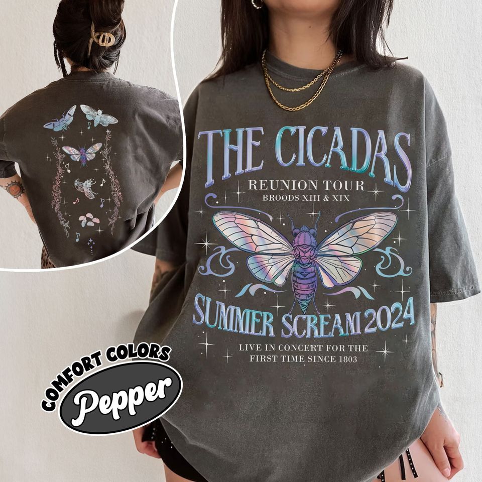 Cicada Reunion Summer 2024 Shirt, Cicada Concert Tour Shirt