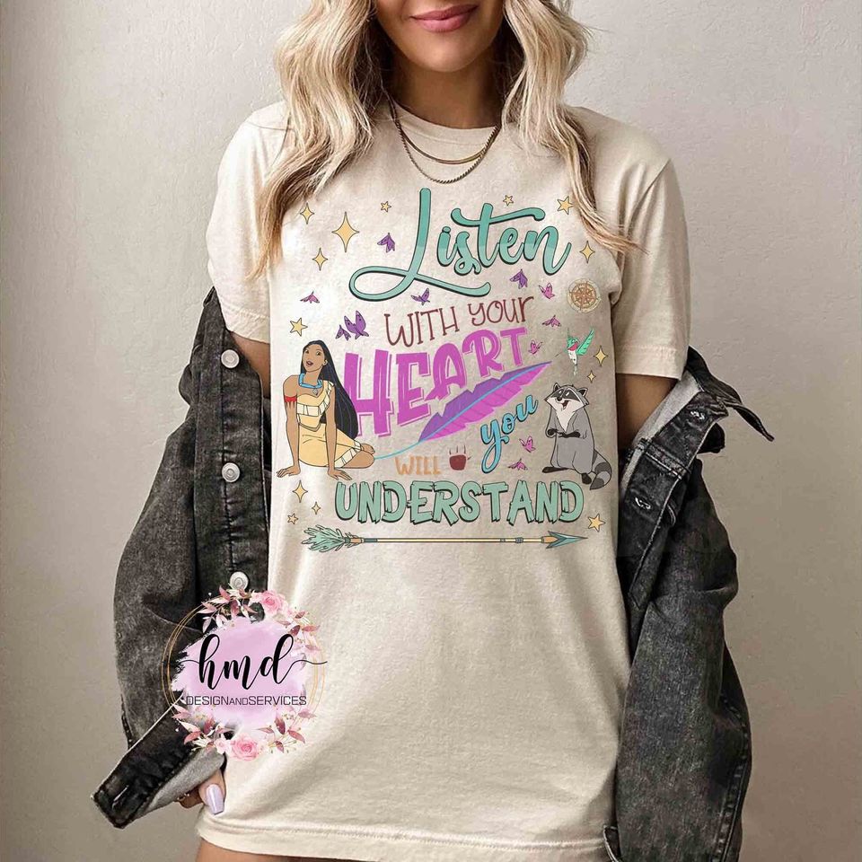 Vintage Listen With Your Heart You Will Understand T-shirt