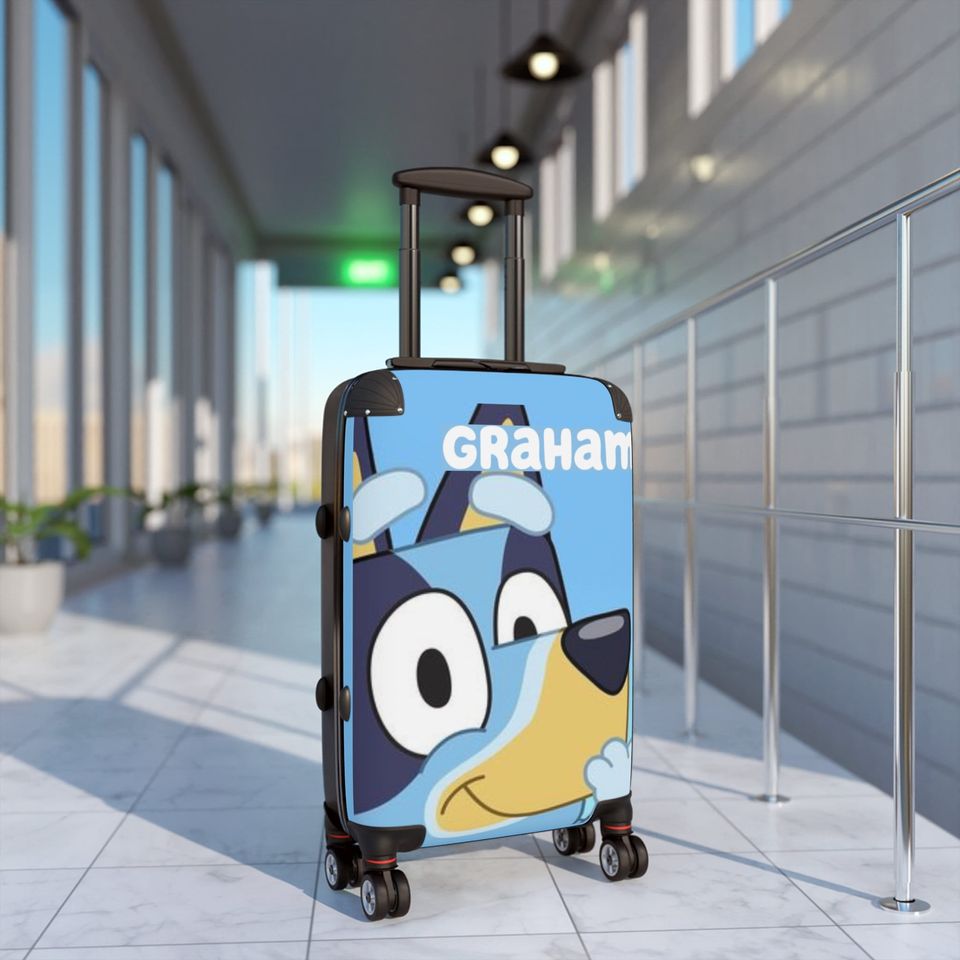 Custom BlueyDad Suitcase