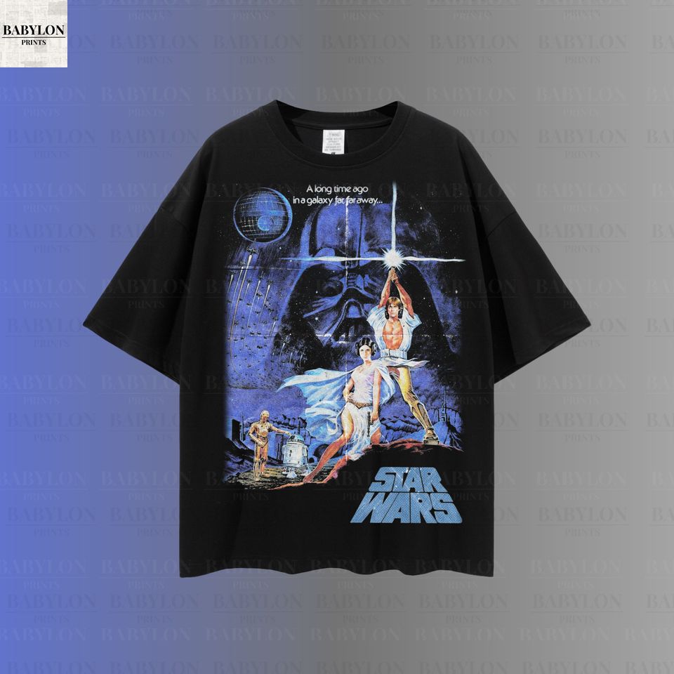 Oversized Vintage Star Wars Shirt Disney Star Wars