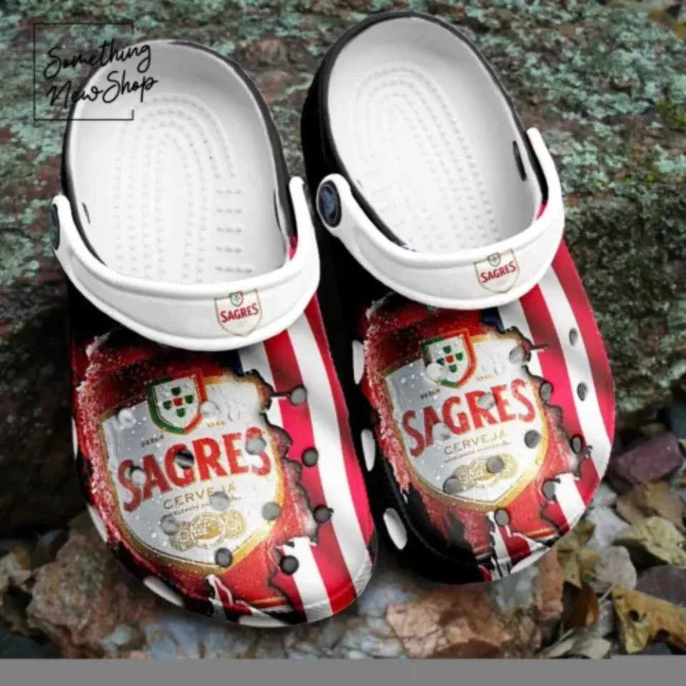 Sagres Beer Brand Comfortable Clog Shoes, Gift for dad, father's day gift