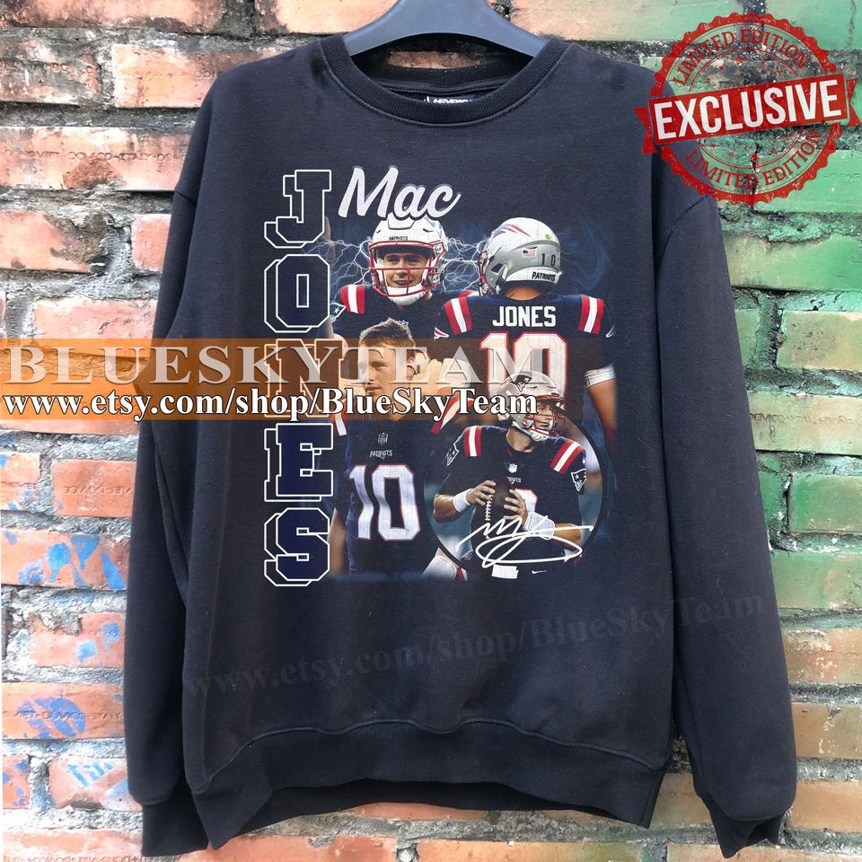 Vintage 90s Mac Jones Sweatshirt, Mac Jones shirt, Retro American Football Bootleg Gift