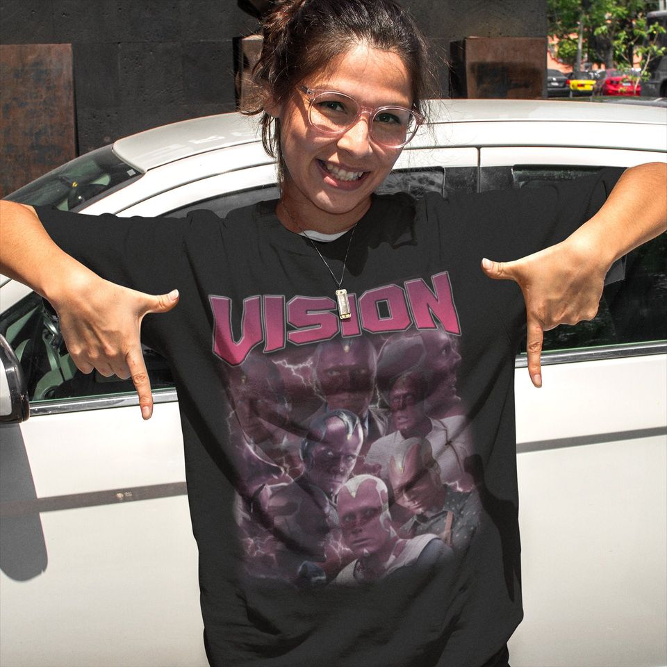 VISION | Paul Bettany | Vision Wanda Tshirt Shirt Tee | Vision Wanda | Vision Wanda Avengers