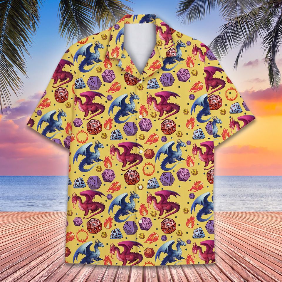 Dungeon Game Hawaiian Shirt For Men Women, Dnd Shirt Dnd Lover Gifts Shirt