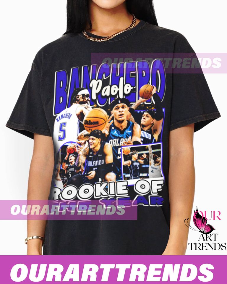 Paolo Banchero T-shirt Basketball Player MVP Slam Dunk Merchandise Bootleg Vintage Classic Graphic Tee