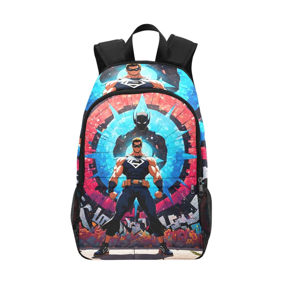 Backpack Superhero Comics Rucksack, Backpack for Girls Boys Teenager Children, Rucksack Casual School Bags, Travel Backpacks