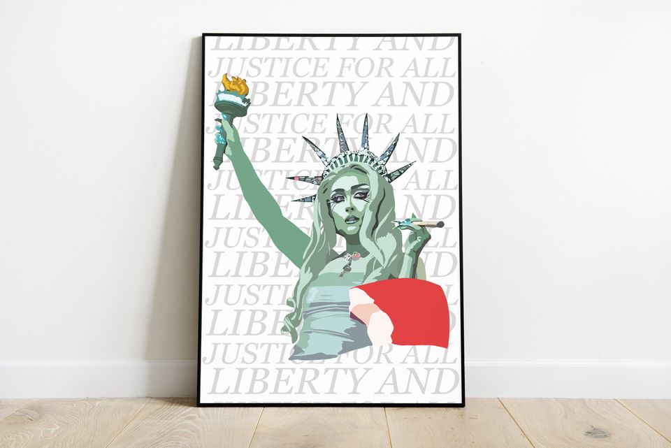 Liberty For Chappell Poster Unframed poster, Available in 7 sizes, Chappell Roan Wall Art, Music Song Lyrics Poster