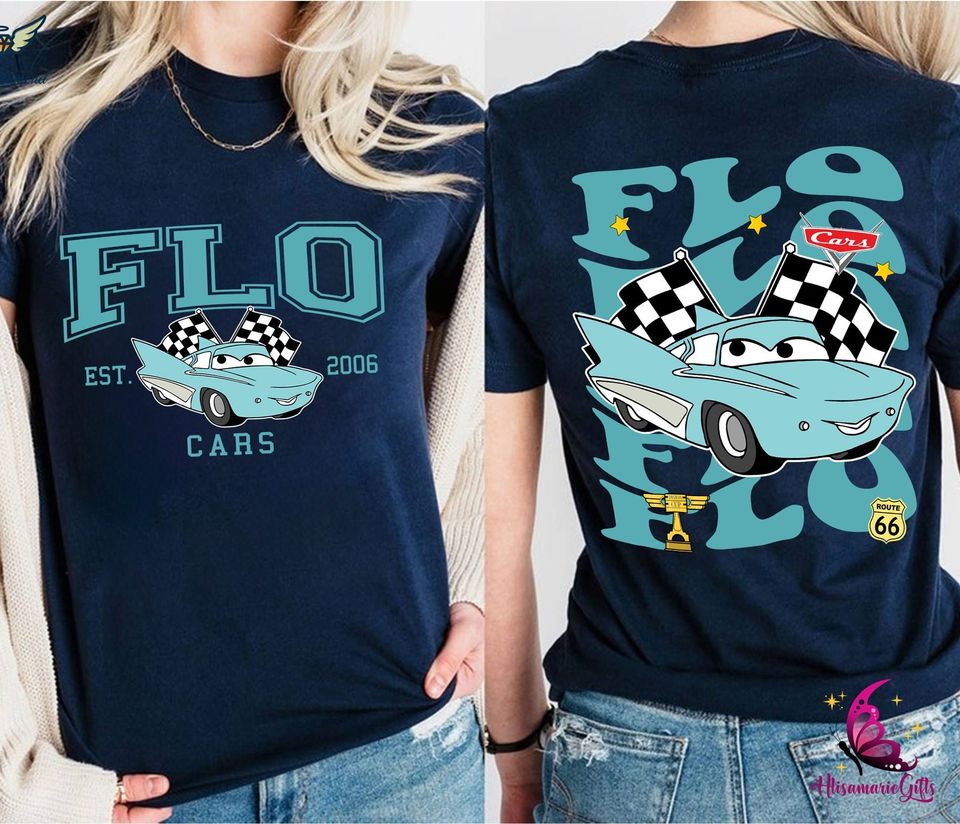 Disneyland Cars Flo Shirt, Pixar Car Shirt, Family Vacation Shirt, Cars Flo Shirt, Cars Movie Shirt, Cars Land Shirt, Cars Pixar Shirt