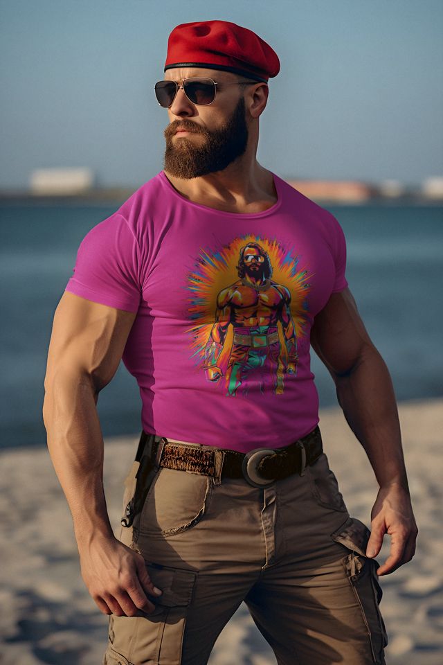 The Macho Man Graphic T-Shirt Macho Man Randy Savage Wrestling Unisex short sleeves graphic T-shirt, Multiple colors full sizes S-5XL t-shirt, Trending shirt