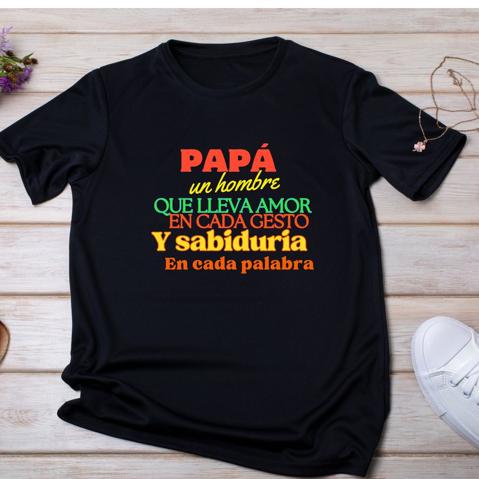 Celebra a Pap con Amor y Sabidura en Cada Palabra  Graphic T-Shirt, Fan Aventura Shirt, Unisex Jersey Short Sleeve Tee, Multiple colors full size S-5XL