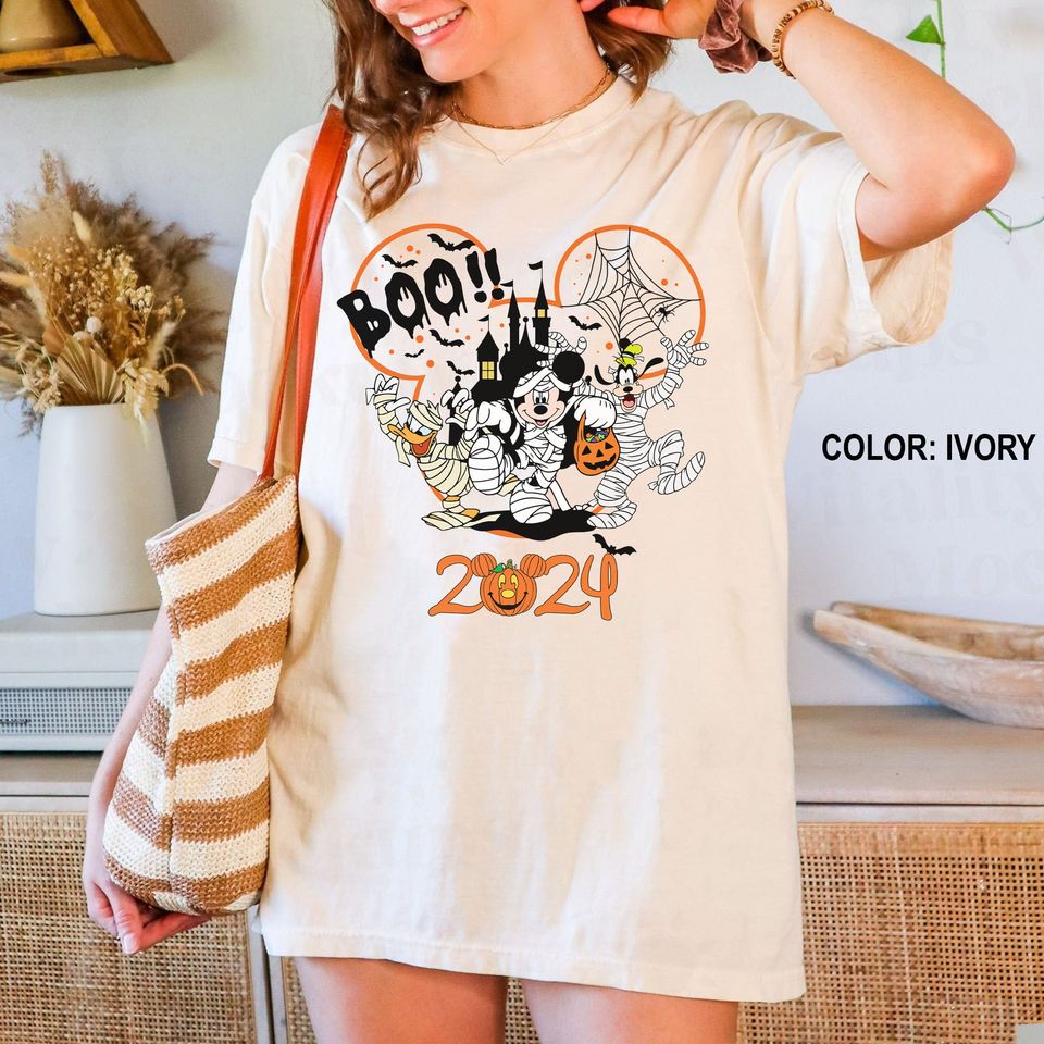 Disney Halloween cotton tee, Graphic Tshirt for men, women, Unisex, Trending Gifts