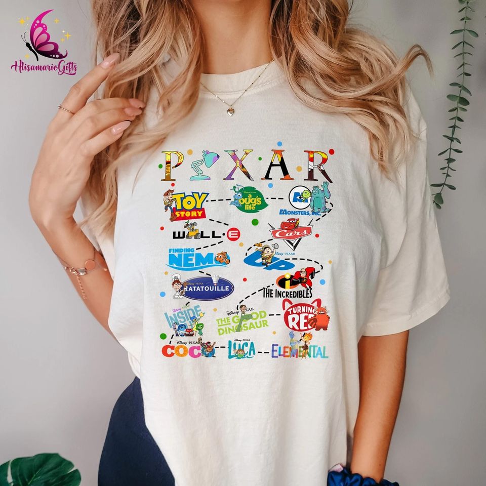 Pixar Movies Shirt, Disneyland Pixar Shirt, Pixar Festival Shirt, Toy Story Shirt, Finding Nemo Shirt, Kids Toddler Shirt, Family Shirt