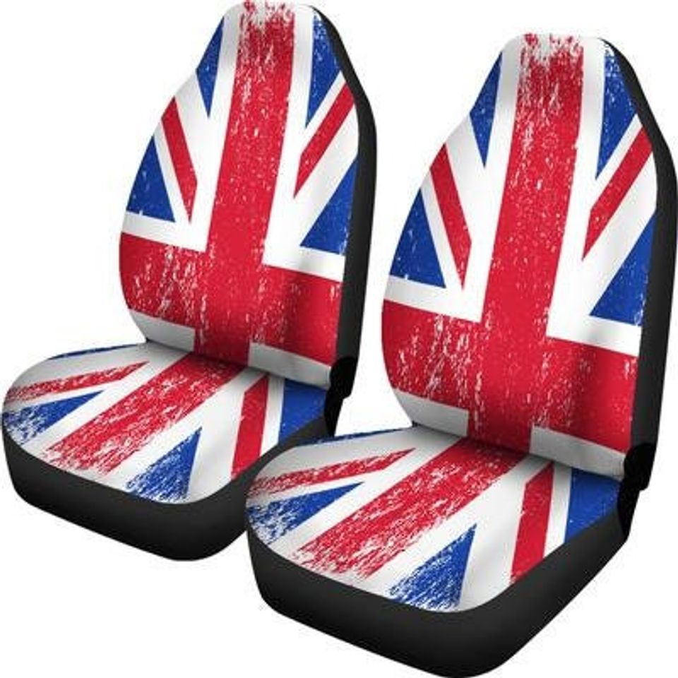 UK Flag Car Seat Covers / United Kingdom Car Seat Covers / UK Flag Car Seat Protector / UK Flag Car Accessory