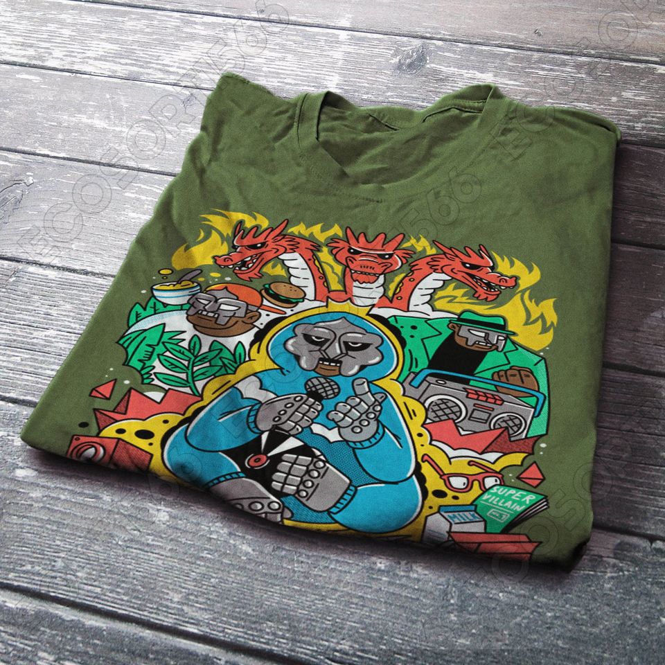 MF Dooom & FRIENDS Unisex Heavy Cotton T-shirt | Unisex short sleeves graphic T-shirt, Multiple colors shirt, trending shirt, hiphop fan gift