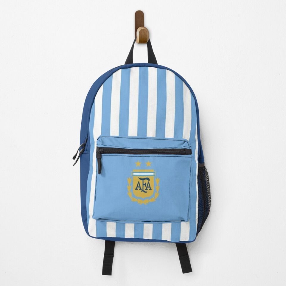 Goal Argentina Team Crest  Backpack, Messi Design Inspiration , Backpack for Kids, Sports Bag, School Bag