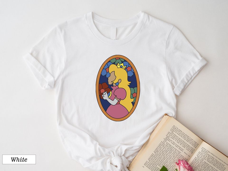 Princess Peach Shirt, Princess Peach Cotton Tee, Graphic Tshirt for men, women, Unisex, Trending Casual Fashion