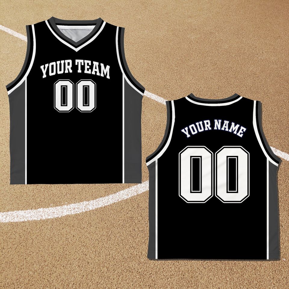 Custom Basketball Jersey Team Name & Number, Personalized Youth Kid Basketball Jersey, Game Day Outfit, Kids Birthday Jersey, Toddler Jersey