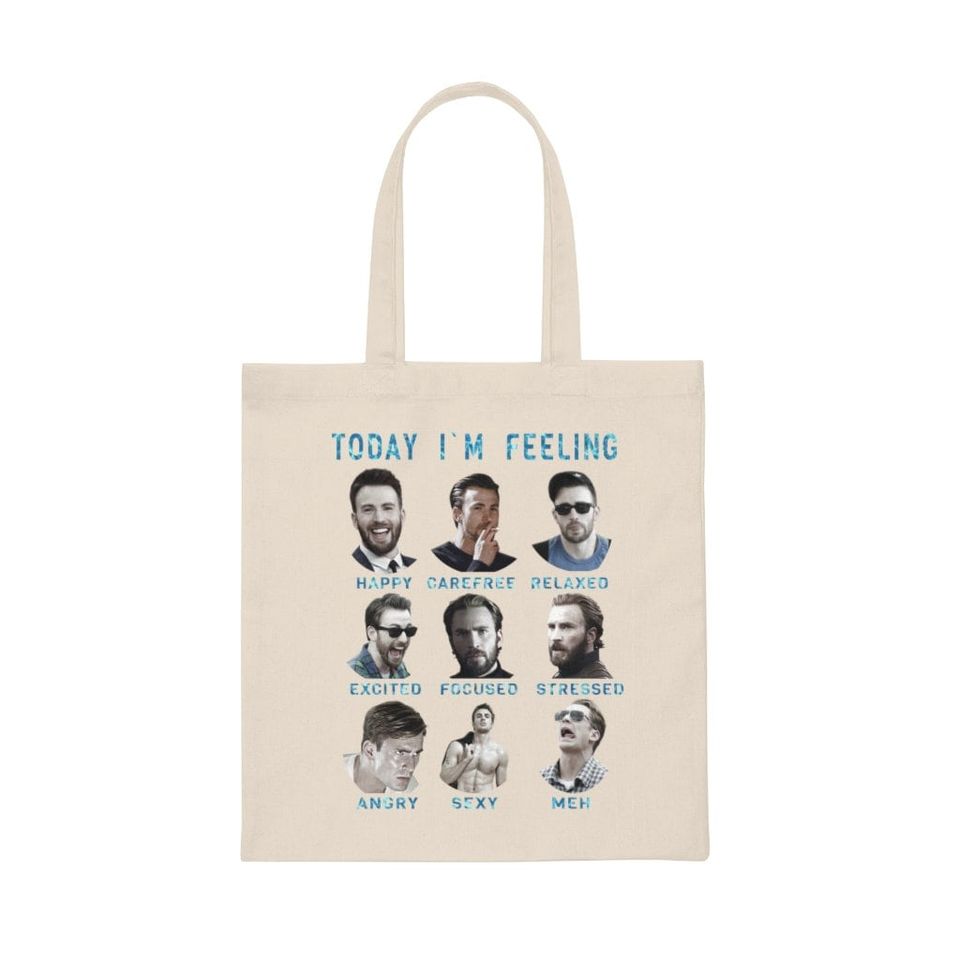 Chris Evans Canvas Tote Bags, Chris Evans Cotton Tote Bag, Chris Evans Shoulder Bags Gift Art, Chris Evans Shopping Bag Gifts