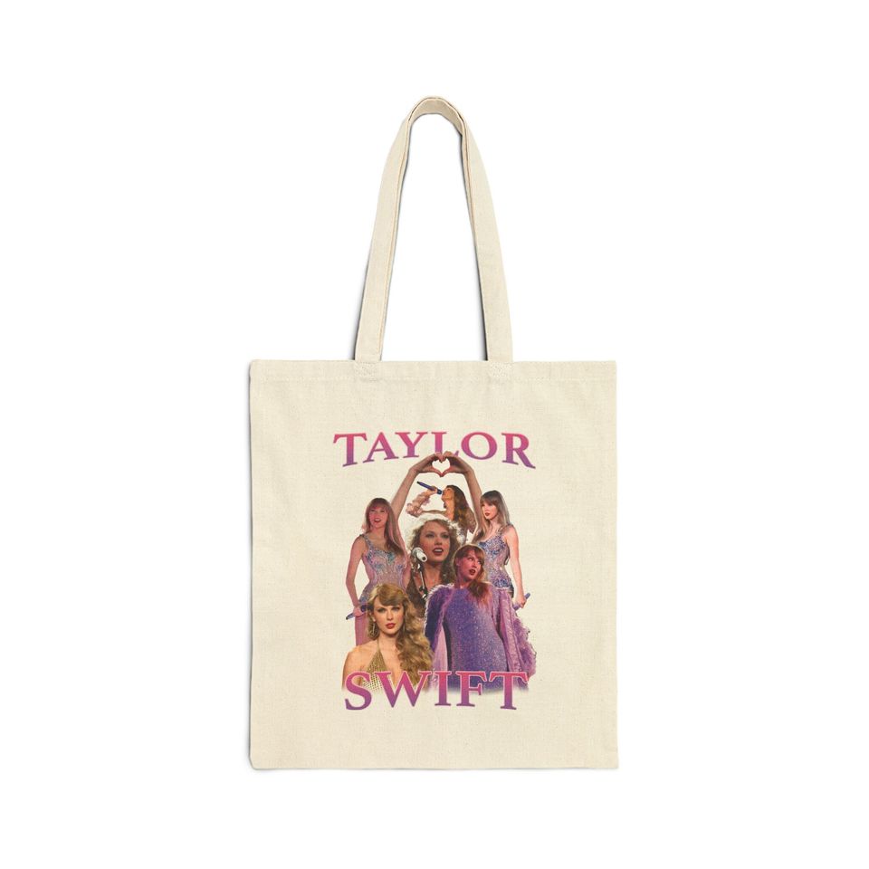 Taylor Tote Bag, Music Lover Shoulder Tote Bag, Shopping Bag Gifts